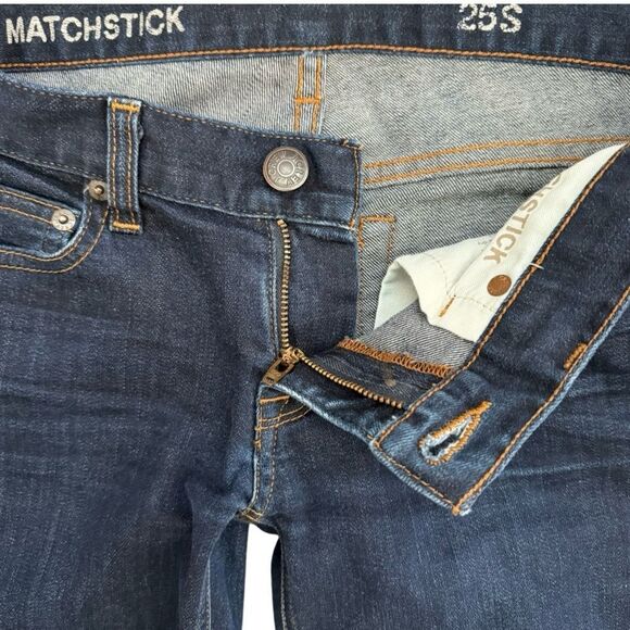 Matchstick Preowned Women’s 25S Slim Fit Dark Blue Jeans - Picture 3 of 8